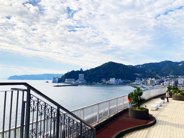 リゾーピア熱海の屋上庭園