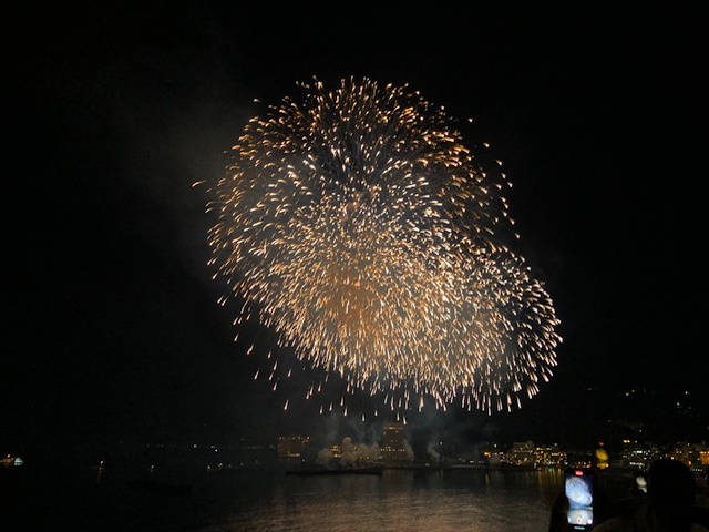 リゾーピア熱海から見た花火